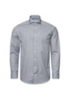 Etons Slim-Poplin Print - Dark Grey. Køb shirts her.