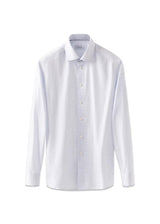 Slim Poplin Shirt - Light Blue-Shirts-Eton-Butler Loftet