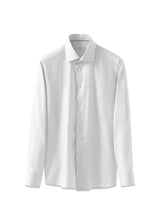 Slim - Semi Solid Fine Twill - Melange-Shirts-Eton-Butler Loftet