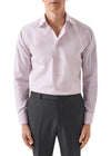 Slim Semi Solid Signature Dobby Shirt - Pink-Shirts-Eton-Butler Loftet