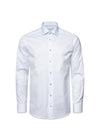 Slim Stripped Signature Oxford Shirt - Light Blue-Shirts-Eton-Butler Loftet