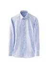 Slim Textured Twill Shirt - Light Blue-Shirts-Eton-Butler Loftet