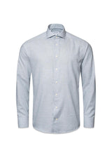 Slim Wrinkle Free Flannel Shirt - Light Blue-Shirts-Eton-Butler Loftet