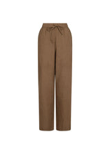 Sonar Linen Pants - Brown-Pants-Neo Noir-Butler Loftet