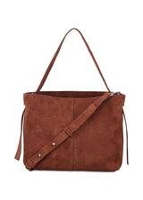 Suede Fraya Small Bag - Brown Tortoise Shell-Bags-BeckSöndergaard-Butler Loftet