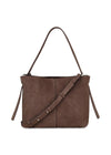 Suede Fraya Small Bag - Hot Fudge Brown-Bags-BeckSöndergaard-Butler Loftet