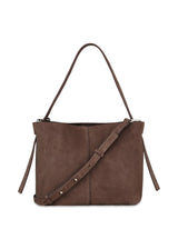 Suede Fraya Small Bag - Hot Fudge Brown-Bags-BeckSöndergaard-Butler Loftet