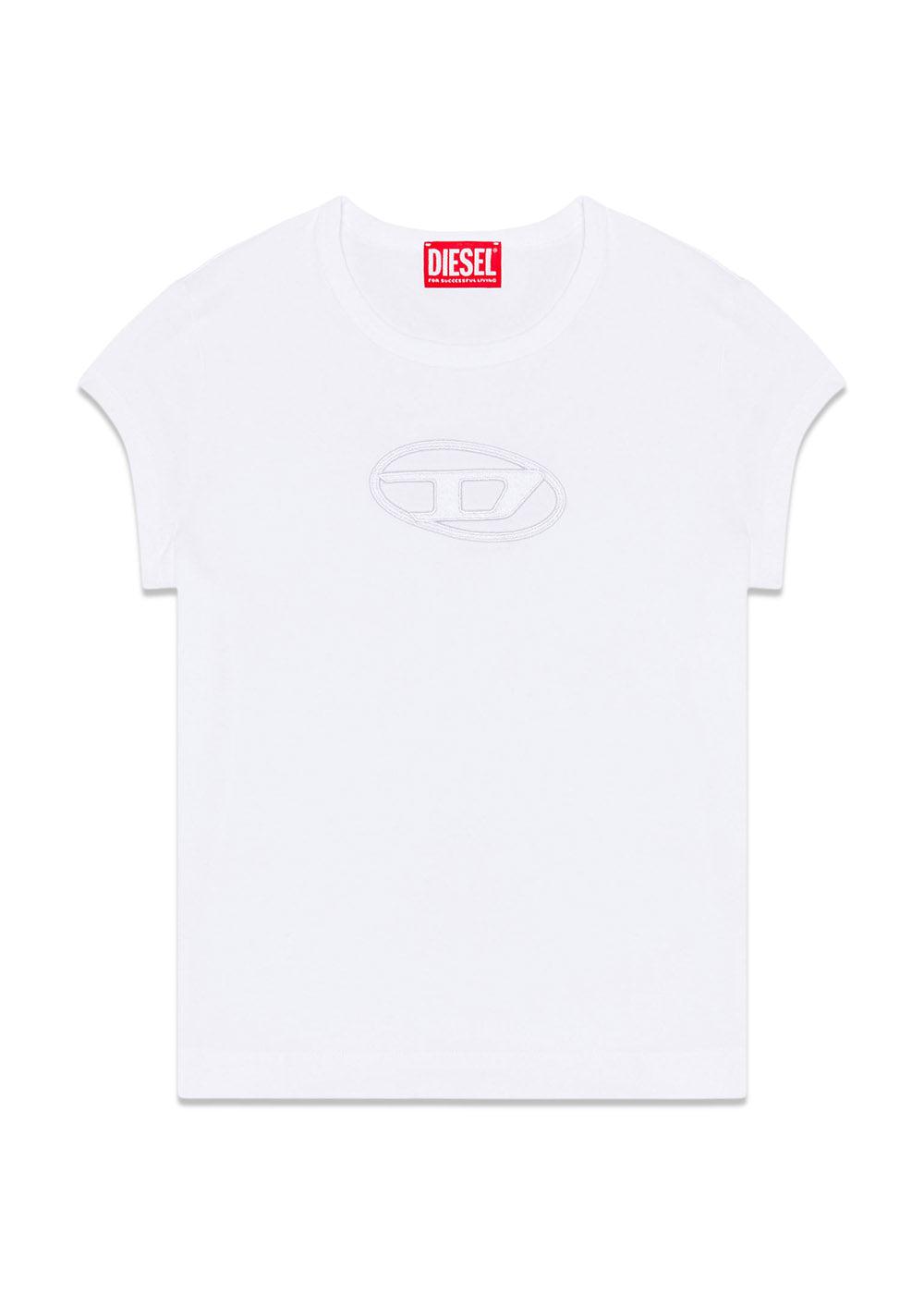 T-ANGIE T-SHIRT - Bright White-T-shirts-Diesel-Butler Loftet