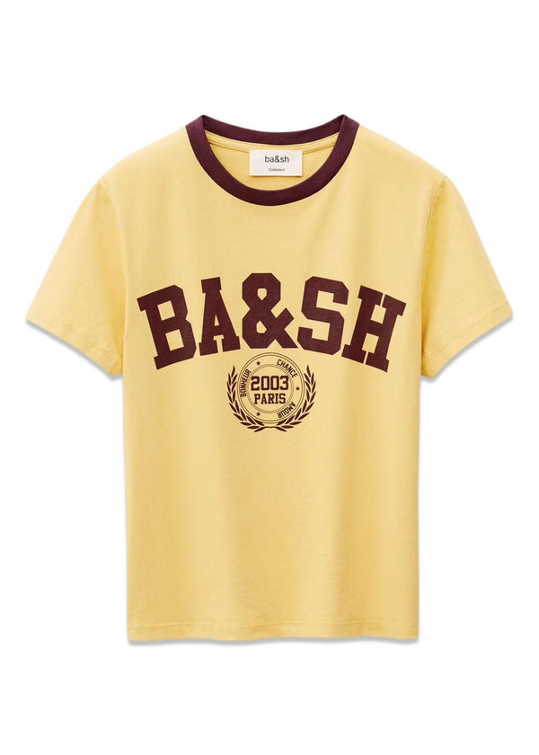 TSHIRT IONI - Jaune-T-shirts-Ba&sh-Butler Loftet