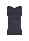 Talia Glitter Knit Top - Midnight Blue-Top-Neo Noir-Butler Loftet