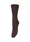 Telma Solid Sock - Hot Fudge Brown-Socks/stockings-BeckSöndergaard-Butler Loftet