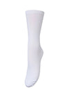 Telma solid sock - White-Socks/stockings-BeckSöndergaard-Butler Loftet