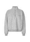 TiaMD t-neck - Grey Melange-Sweatshirts-Modström-Butler Loftet