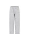 Tiamd straight pants - Grey Melange-Pants-Modström-Butler Loftet