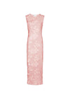 Tiranna Big Flower Mesh Dress - Light Pink-Dress-Neo Noir-Butler Loftet