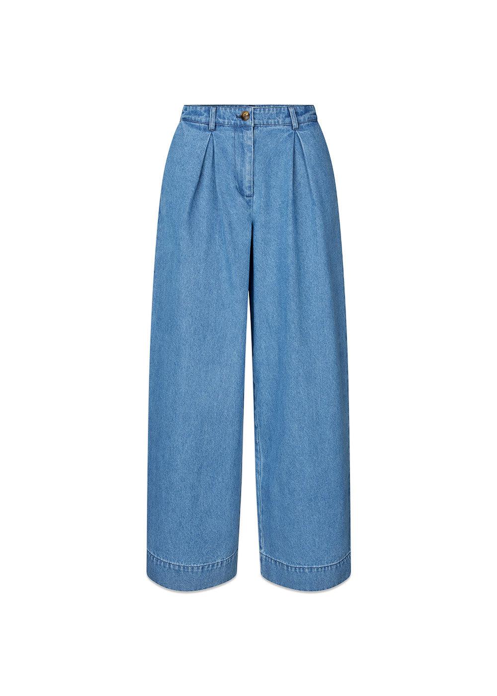 ToreMD denim pants - Medium Blue-Pants-Modström-Butler Loftet