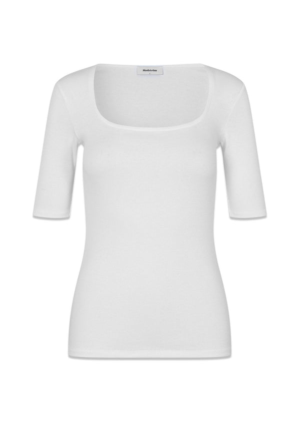 Modströms ToxieMD SS top - Off White. Køb t-shirts her.