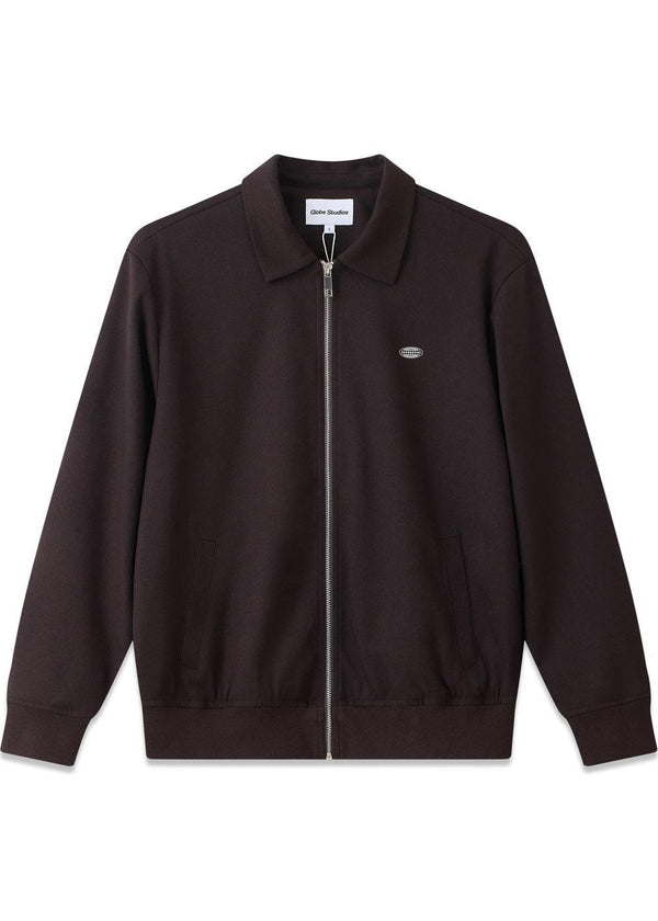 Track Zip Jacket - Brown-Outerwear-Globe Studios-Butler Loftet