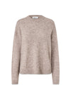 TreeMD o-neck - Beige Melange-Knitwear-Modström-Butler Loftet