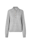Treemd polo - Grey Melange-Knitwear-Modström-Butler Loftet
