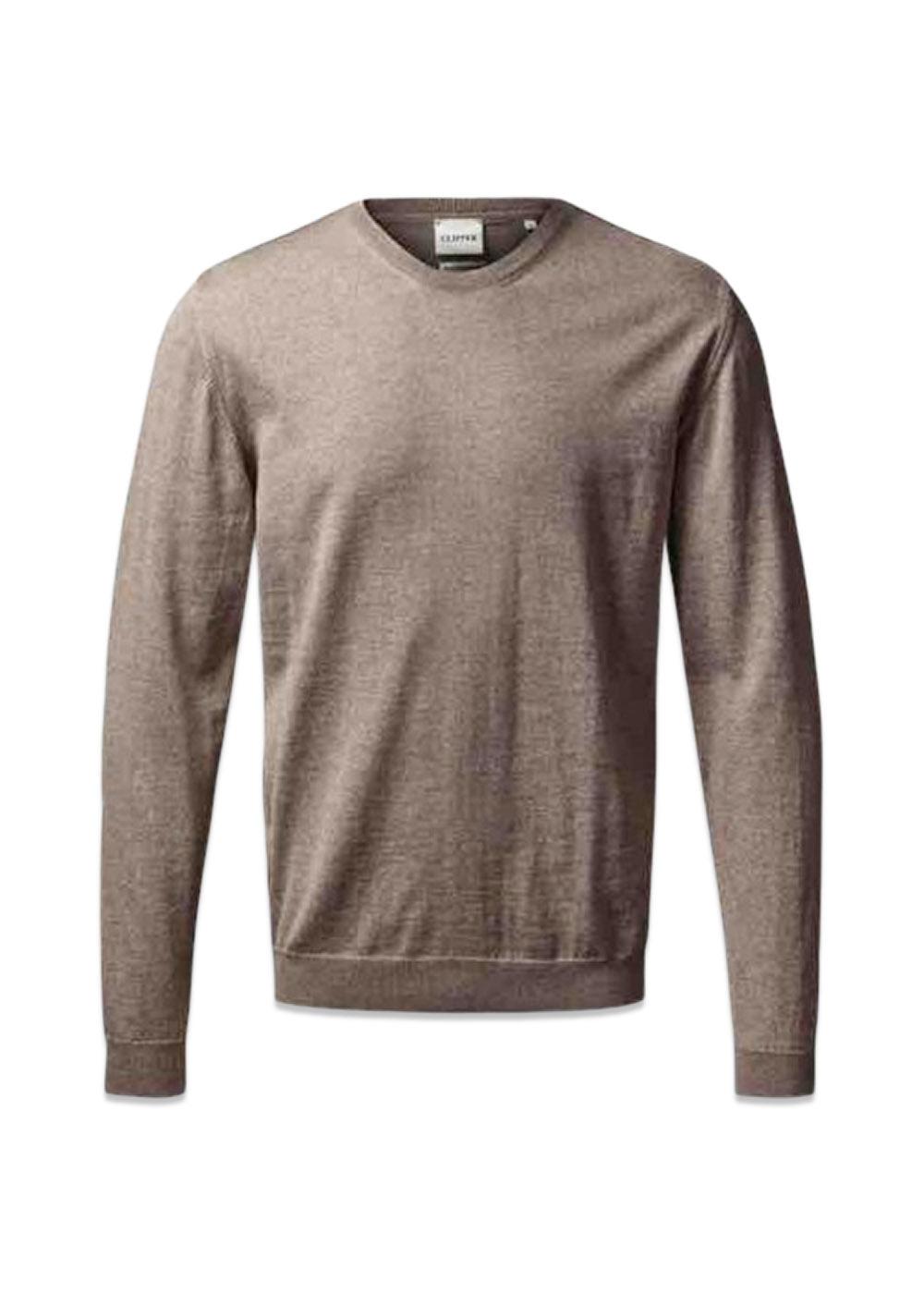 Turin Pullover O Neck Warm Sand Mel - Main Image