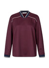 Utopiamd LS t-shirt - Wineberry-Long-sleeved T-shirts-Modström-Butler Loftet