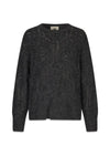 VERBIER CABLE KNIT - Grey Melange-Knitwear-The Garment-Butler Loftet