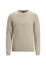 Valter Roundneck - Brick Beige-Knitwear-Oscar Jacobson-Butler Loftet