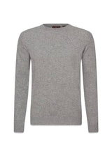 Valter Roundneck - Grey Melange-Knitwear-Oscar Jacobson-Butler Loftet