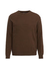 Valter Roundneck - Mud Brown-Knitwear-Oscar Jacobson-Butler Loftet