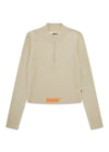 Villy Sports Top - Stone-Knitwear-Woodbird-Butler Loftet