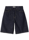 W Brandon Short - Blue Rinsed-Shorts-Carhartt WIP-Butler Loftet