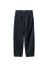 W Brandon Single Knee Pant - Blue Rinsed-Jeans-Carhartt WIP-Butler Loftet