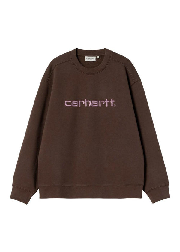 W' Carhartt Sweat - Vitola/Phlox-Sweatshirts-Carhartt WIP-Butler Loftet