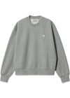 W Casey Sweatshirt - Grey Heather / Silver-Sweatshirts-Carhartt WIP-Butler Loftet