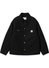 W OG Michigan Coat - Black / Black Rinsed-Outerwear-Carhartt WIP-Butler Loftet