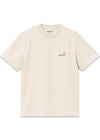 W S/S American Script T-Shirt - Moonbeam-T-shirts-Carhartt WIP-Butler Loftet