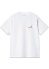 W S/S American Script T-Shirt - White-T-shirts-Carhartt WIP-Butler Loftet