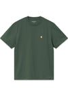 W S/S Chase T-Shirt - Sycamore Tree / Gold-T-shirts-Carhartt WIP-Butler Loftet