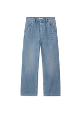 W Simple Pant - Blue Light True Washed-Pants-Carhartt WIP-Butler Loftet