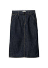 W Single Knee Skirt - Blue Rinsed-Skirts-Carhartt WIP-Butler Loftet