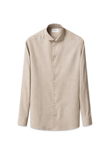 Wide Spread Rounded Single Slim - Beige-Shirts-Eton-Butler Loftet