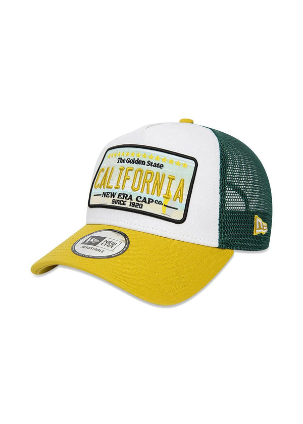 new era trucker california - Green / Yellow-Headwear-New Era-Butler Loftet