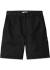 w' pierce short - Black Garmet Dyed-Shorts-Carhartt WIP-Butler Loftet