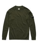 C.P. Companys Crew Neck - Ivy Green. Køb strik her.