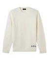 A.P.C's Edward Pullover - White. Køb strik her.