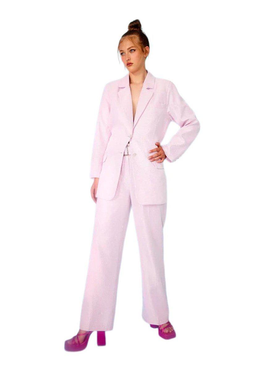 Estelle Trousers - Pale Pink Glitter Pants818_22506_PalepinkGlitter_XS5715252049909- Butler Loftet