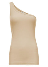 Modströms Igor one shoulder top - Powder Sand. Køb toppe her.