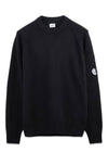 C.P. Companys KNITWEAR - CREW NECK - Black. Køb strik her.