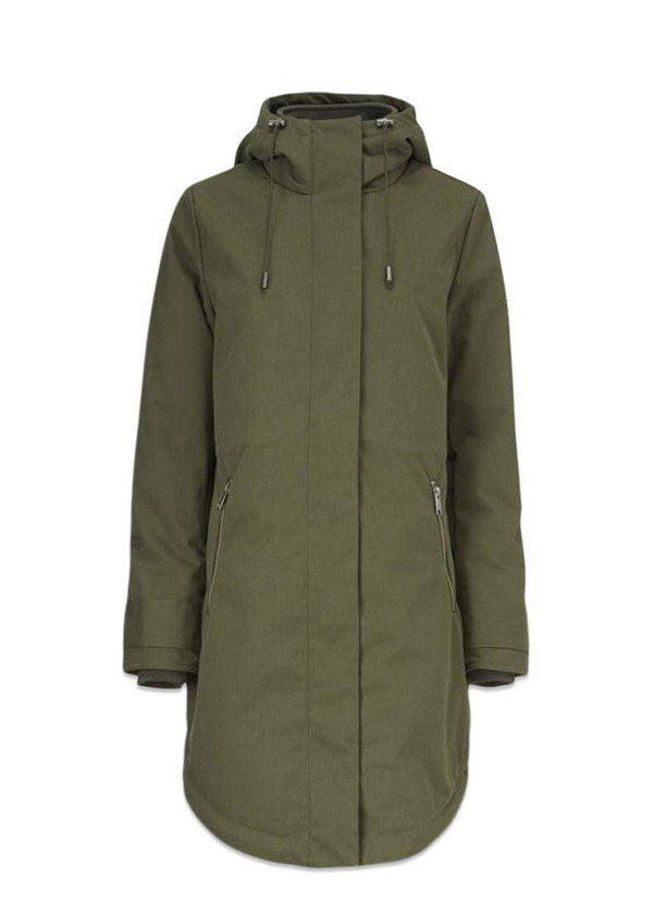 Modströms Keller coat - Dark Army. Køb dunjakker||frakker||vinterjakker her.